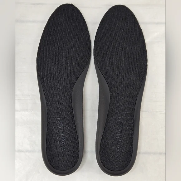 Rothy's The Ballet Flat Bow Accent Round Toe Diamond Metallic Women's Size 8.5 - Picture 12 of 14